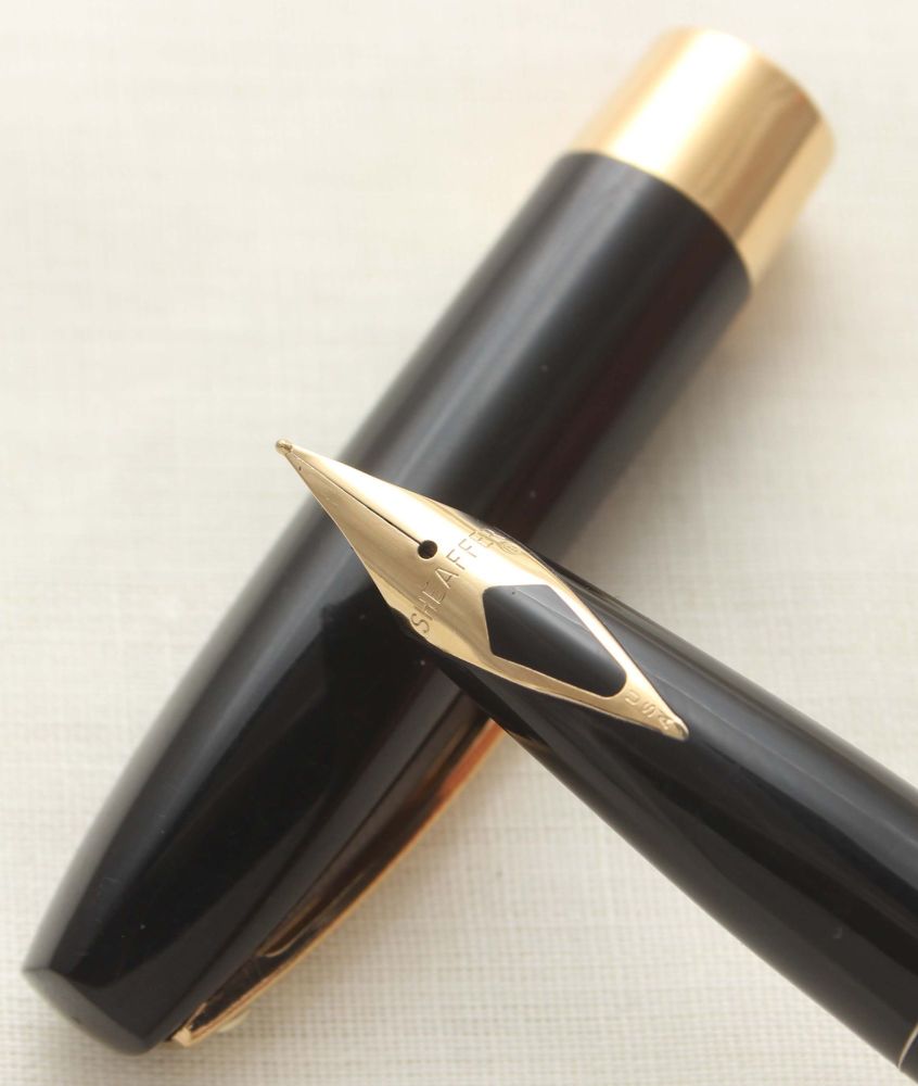 9705 Sheaffer Imperial Touchdown Fountain Pen in Classic Black, Smooth Fine