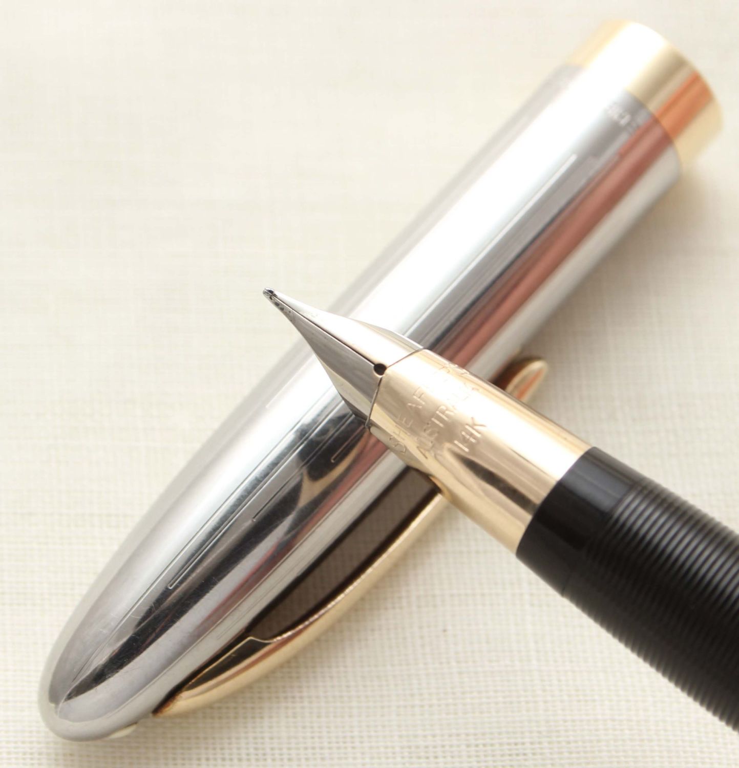 9711 Sheaffer Saratoga Snorkel Fountain Pen in Blue, c1952, Smooth ...