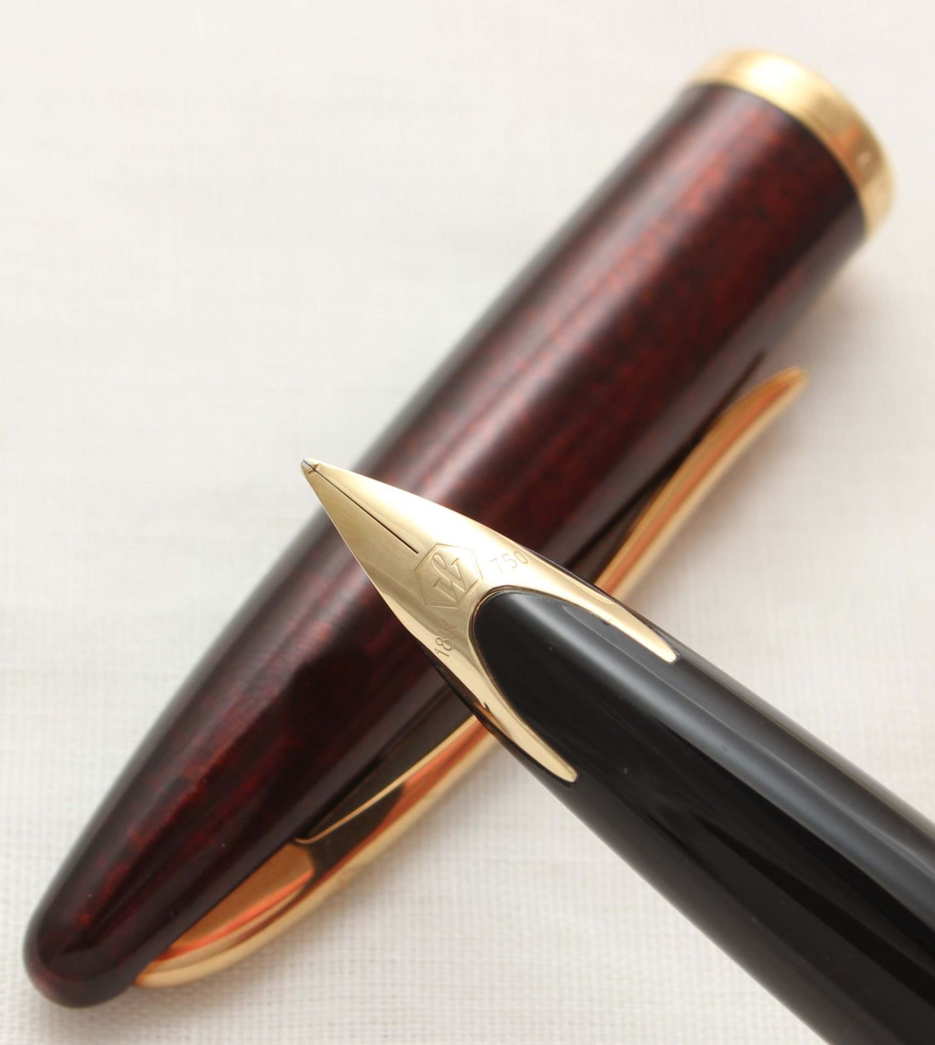 Waterman carene amber fountain pen clearance