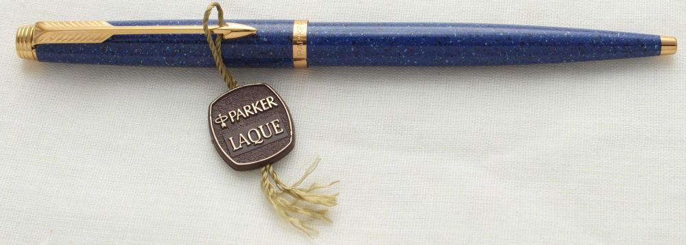 3071 Parker 75 Ball Pen in Lapis Blue Laque, c1980. 