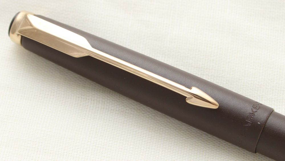 3101 Parker Falcon Ball Pen, Finished in Matte Brown.