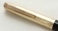 3136 Watermans W3/W5 Propelling Pencil in Black with a Rolled Gold cap.