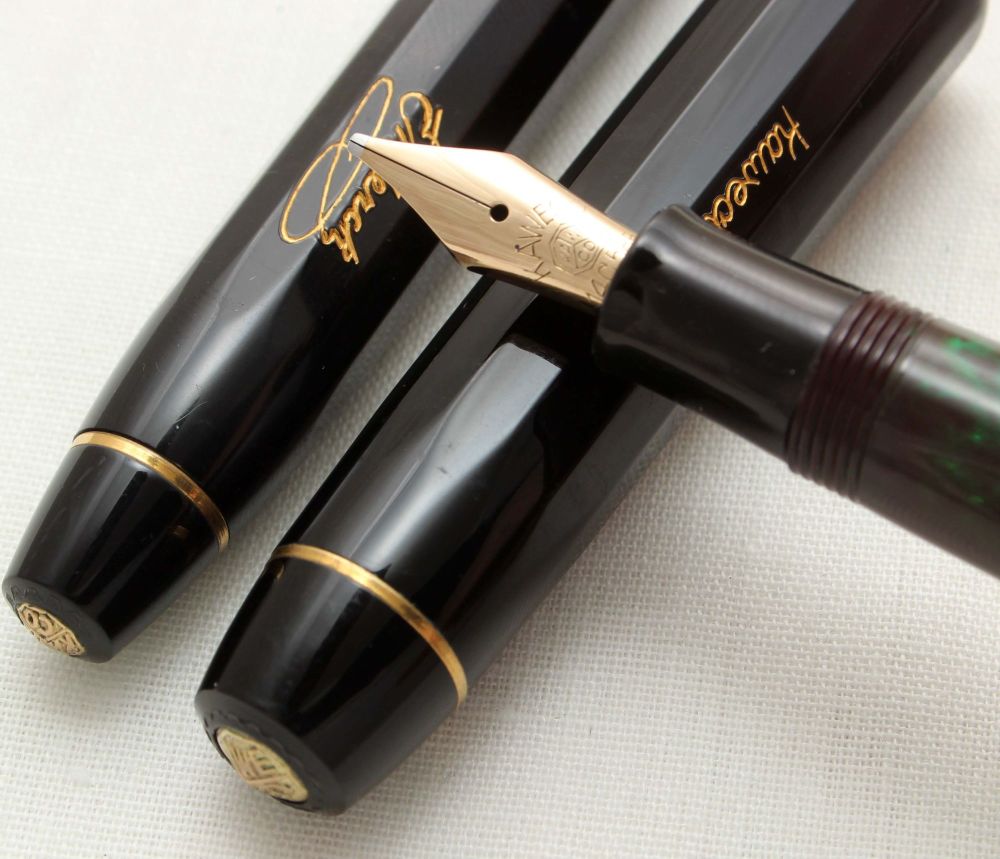 3211 Vintage Kaweco Sport Fountain Pen and Pencil in Classic Black. Smooth 