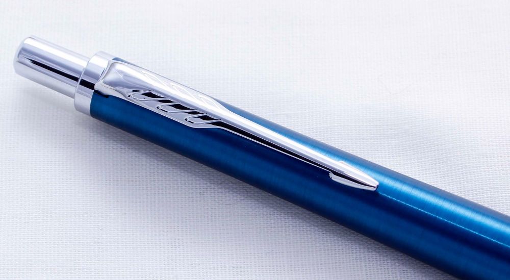 3399 Parker Urban Premium Ballpoint in Dark Blue with Chrome Trim. Brand New and Boxed.