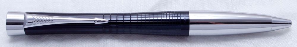3592 Parker Urban Premium Ballpoint in Ebony with Chrome Trim. Brand New and Boxed.