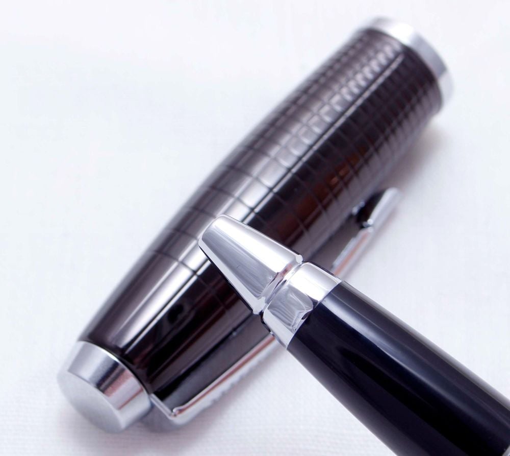 3616 Parker Urban Premium Rollerball in Ebony with Chrome trim.  Mint and B