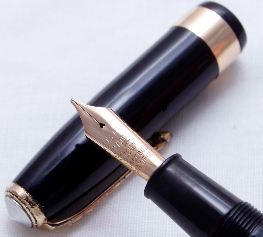 3643 Conway Stewart Executive 60 in Classic Black, Medium FIVE STAR Nib.