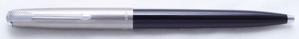 3655 Parker 51 Ball Pen in Classic Black with a Lustraloy Cap. Mint with ch
