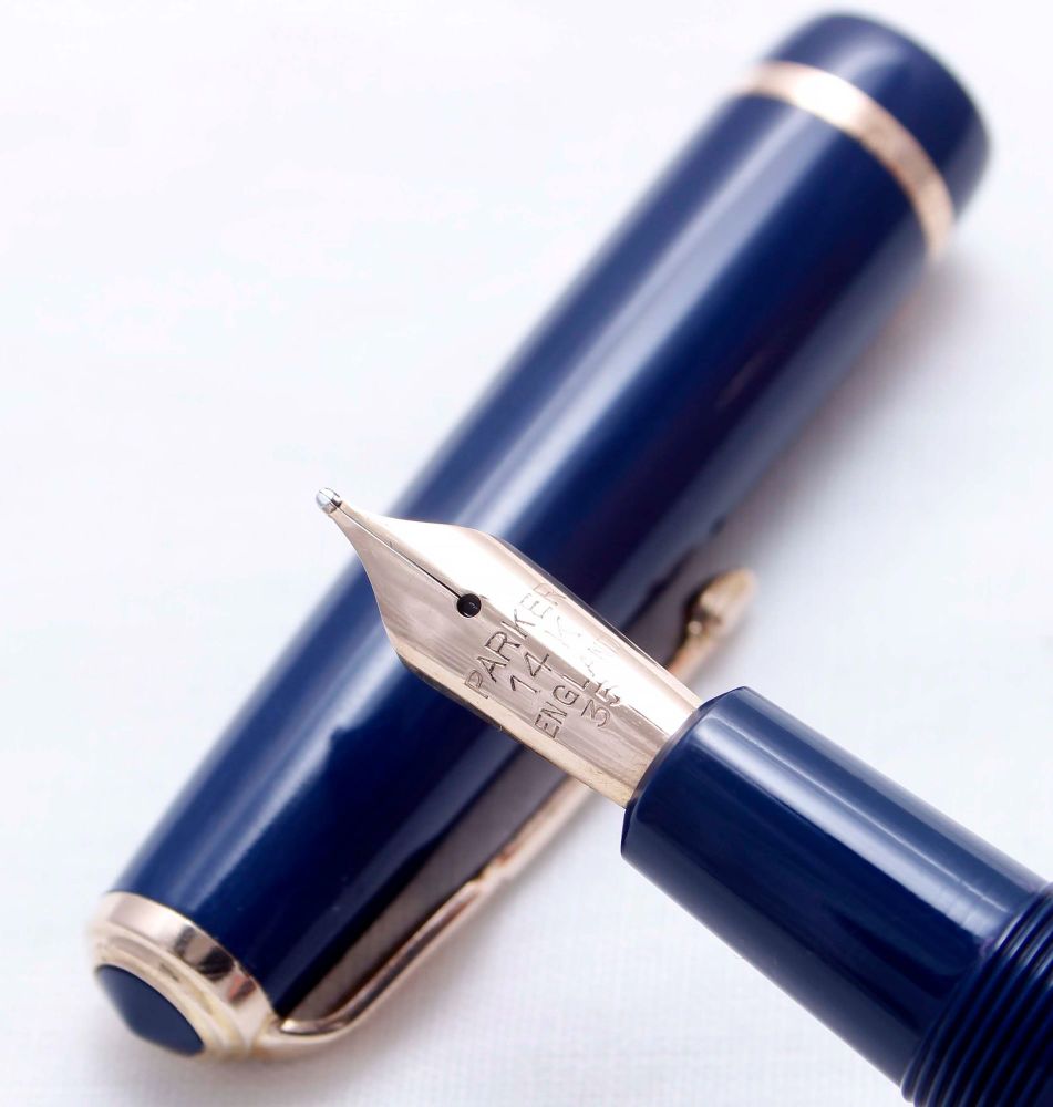 3658 Parker Duofold Senior in Blue