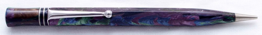 3692 Conway Stewart No.18 Duro Point Propelling Pencil in the rare Peacock 