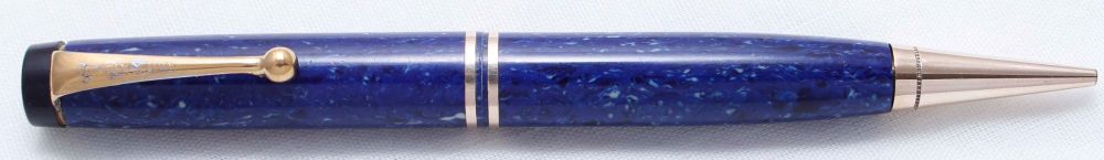 3861 Parker Duofold Streamlined Propelling Pencil in Lapis Lazuli with Gold
