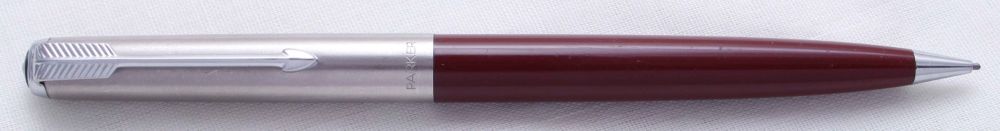 3870 Parker 51 Propelling Pencil in Burgundy with a lustraloy cap.