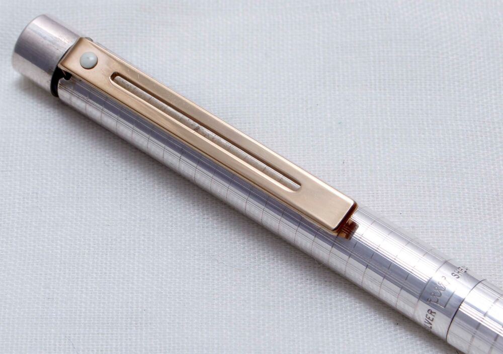 4098 Sheaffer Targa Classic Propelling Pencil in Sterling Silver.