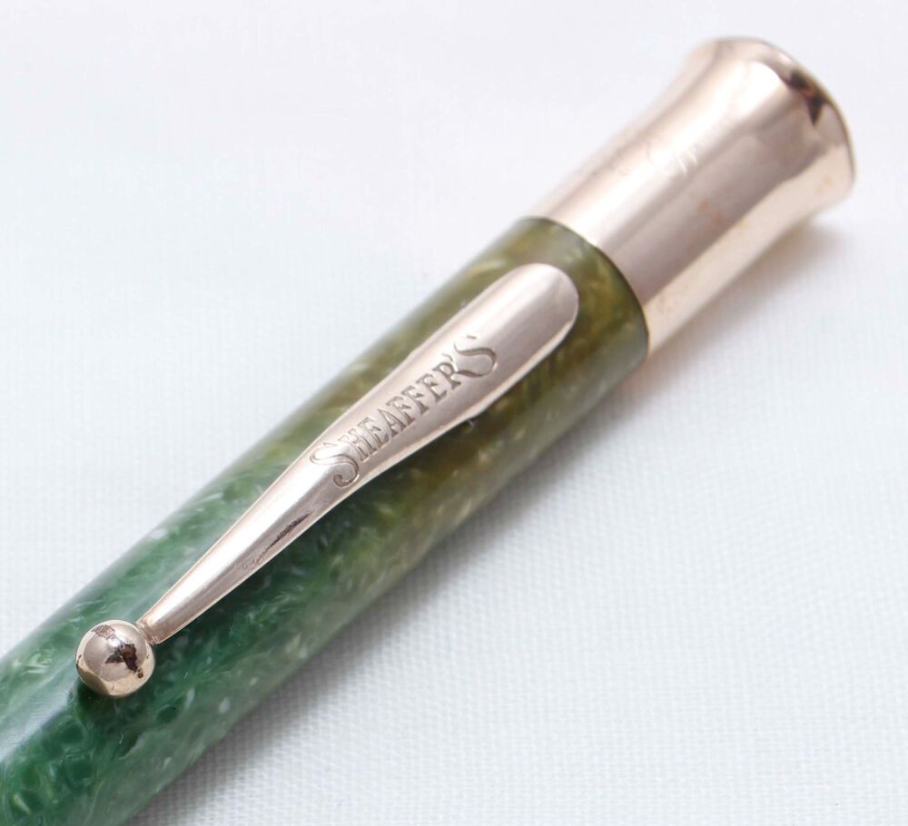 4135 Sheaffer Lifetime Senior Propelling Pencil in Jade Green.
