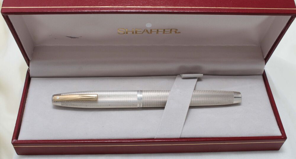 4279 Sheaffer Imperial Sterling Silver Fountain Pen in Fine Barley. Smooth 