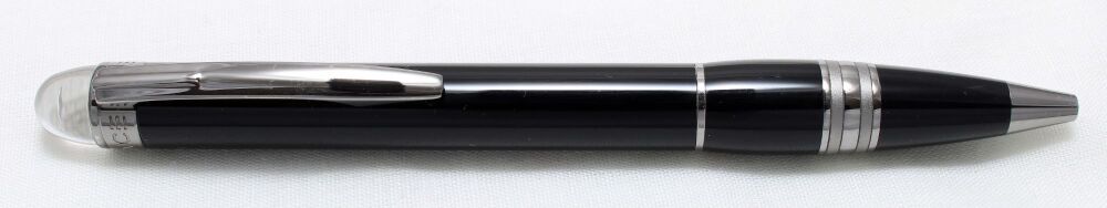 4590 Montblanc Starwalker Classic Ball Pen in Black and Chrome.