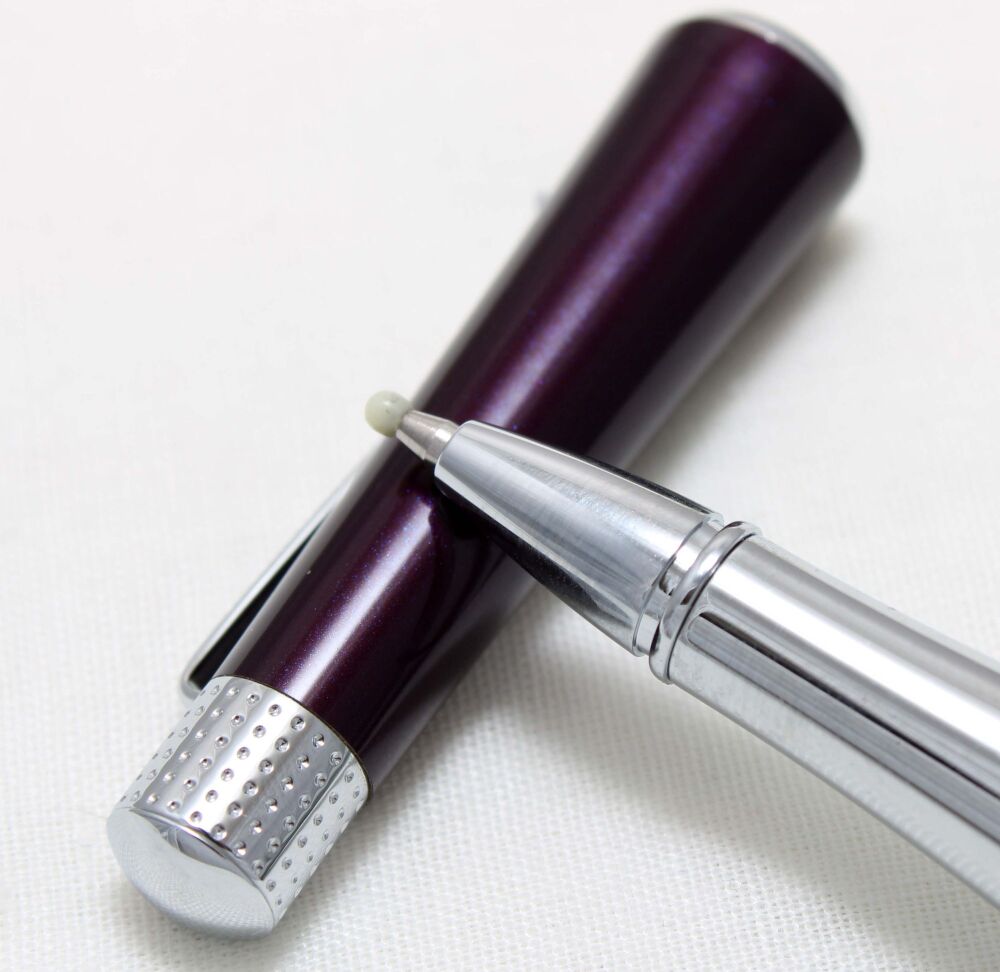 4594 AT Cross Beverley Rollerball Pen in Dark Maroon. Mint and unused.
