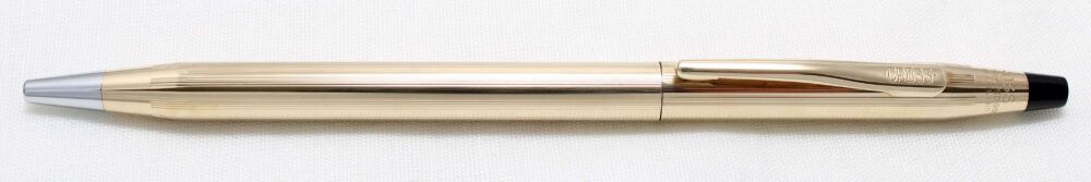 4595 AT Cross Century Classic Ball Pen in 10ct Rolled Gold.