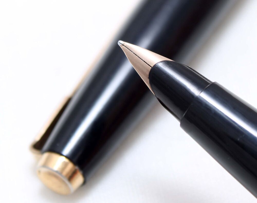 4628 Parker 45 CT in Black. Smooth Fine nib.