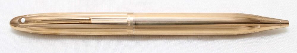 4669 Sheaffer Crest 590 Gold plated Ball Pen. Min and unused.