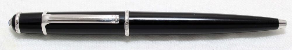 4725 Cartier Diablo Ball Pen in Black Resin.