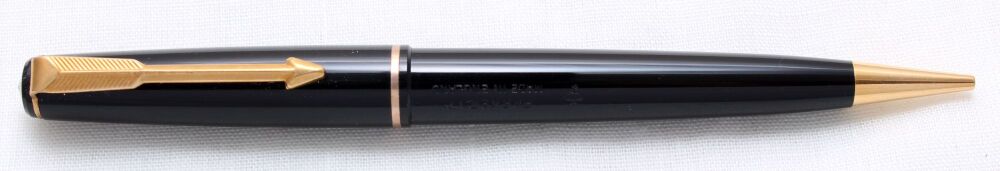 4761 Parker '17' Propelling Pencil in Black with Gold filled trim.