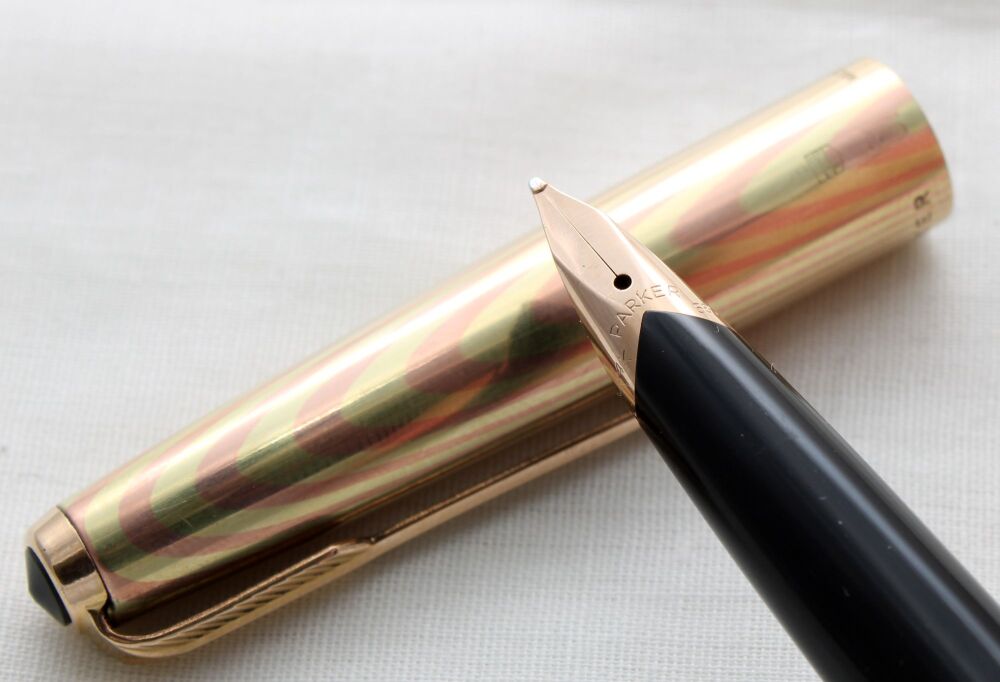 4790 Parker 65 Heirloom in Classic Black. Smooth Medium FIVE STAR Nib.