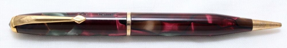 4819 Conway Stewart No.25 Propelling Pencil in Burgundy Marble.