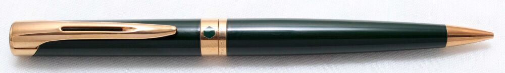 4901 Watermans L'Etalon Mechanical Pencil in Green Lacquer. Mint and Boxed.
