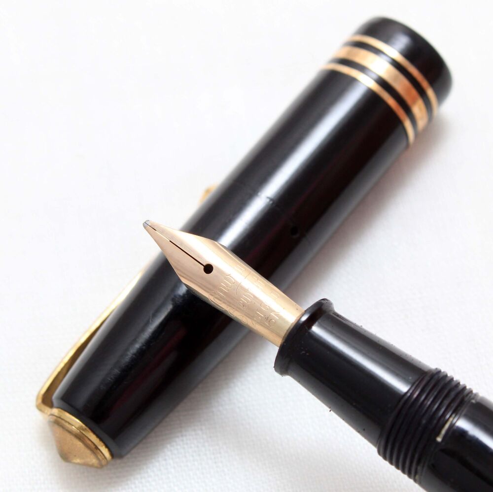4990 Conway Stewart No.36 Fountain Pen in Classic Black, Superb Medium Ital