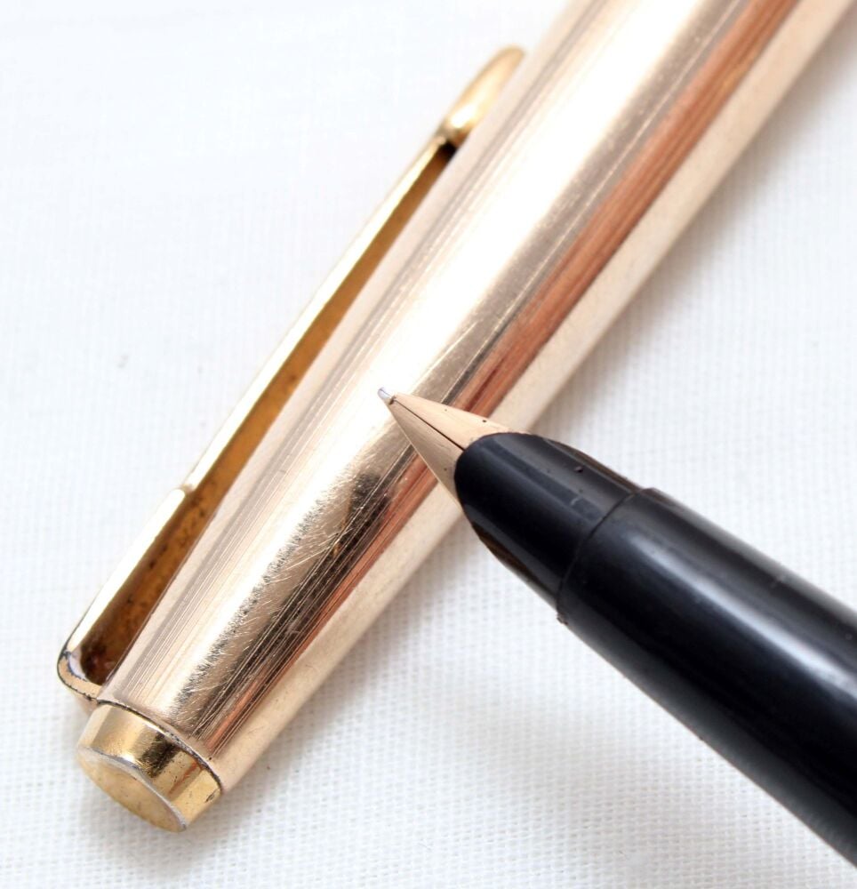4905 Parker 45 GT Custom in Black. Smooth Medium FIVE STAR Nib.