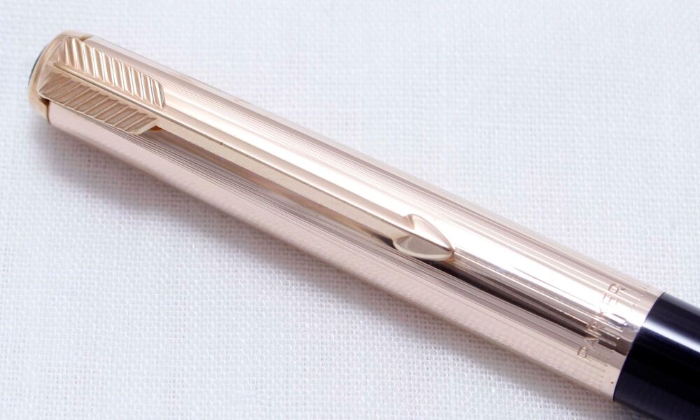 5061 Parker 51 Propelling Pencil in Classic Black with a Rolled Gold cap.