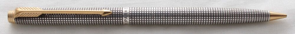 5099 Parker 75 Pencil in Sterling Silver Cisele, Early Flat Top model, Mint.