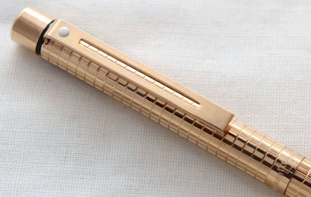 5345 Sheaffer Targa 1007 Geometric Ball Pen. Mint.
