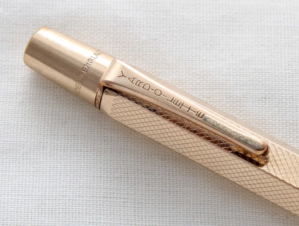 5221 Yard-O-Led 'Yardolette' Propelling Pencil finished in Rolled Gold..