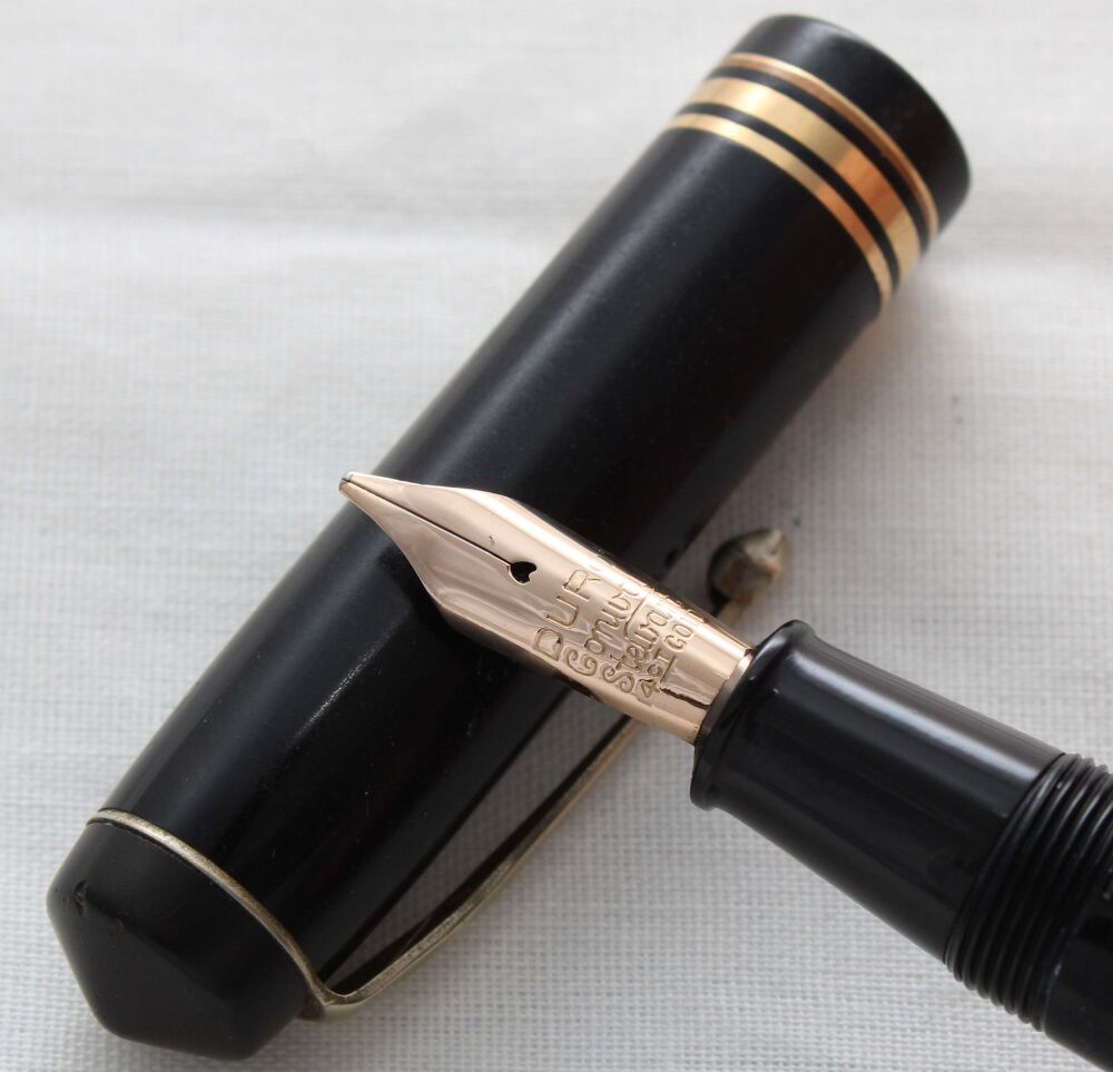 5226 Conway Stewart No.55 in Classic Black. Medium Italic FIVE STAR Nib.