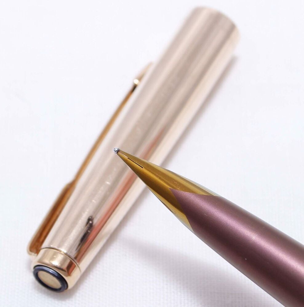5465 Parker Falcon Insignia Fountain Pen, Smooth Medium FIVE STAR nib.