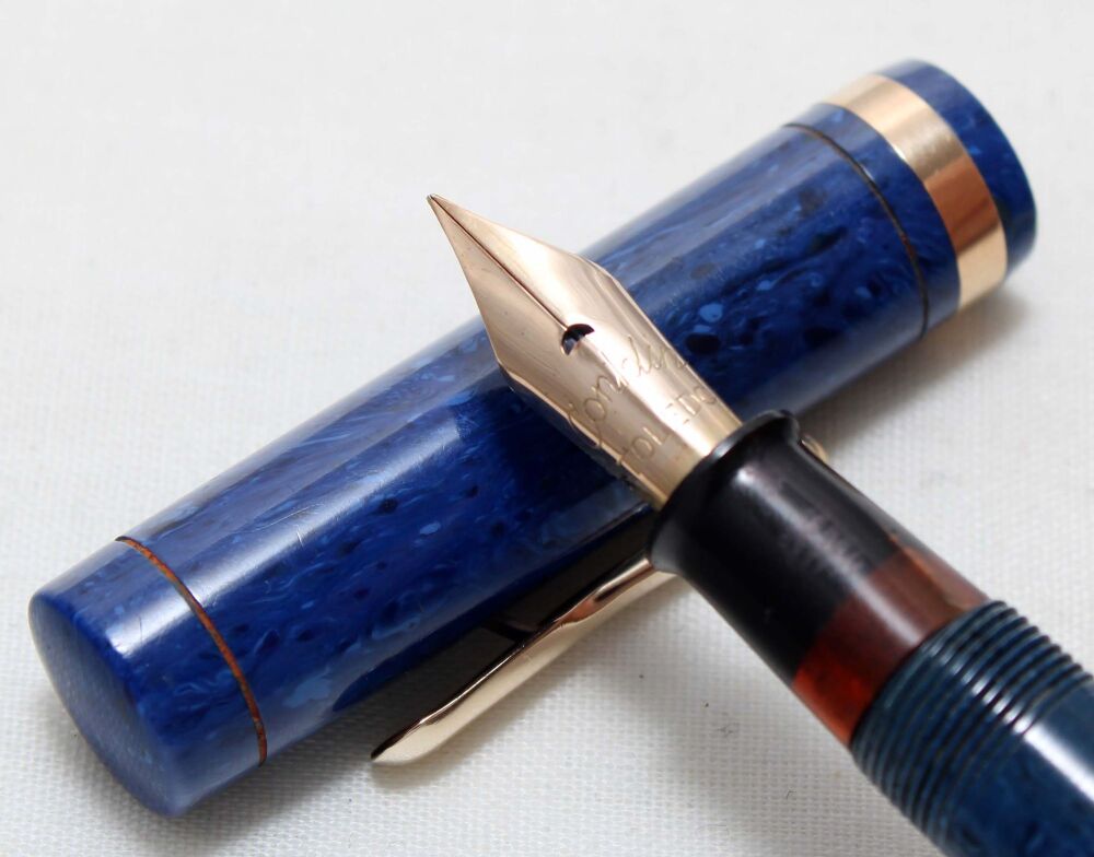 5536 Conklin Endura in Blue Sapphire. Fine Flex FIVE STAR Nib.