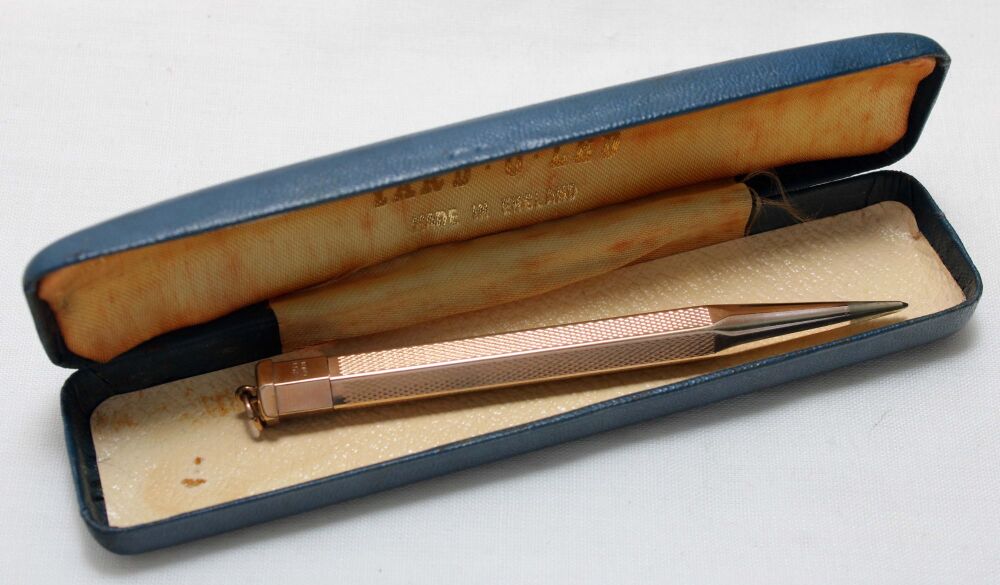 5562 Yard-O-Led 'Yardolette' Propelling Pencil finished in Rolled Gold..