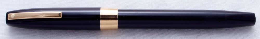 5639 Sheaffer Imperial Touchdown Fountain Pen in Classic Black, Smooth Fine FIVE STAR Nib.