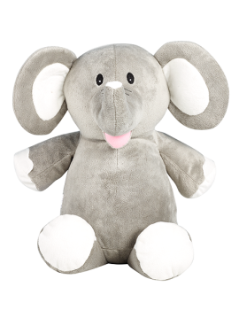 Elephant Grey - White Ears