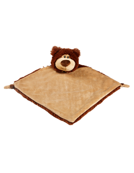 Cuddly Bear Comfort Blanket BROWN