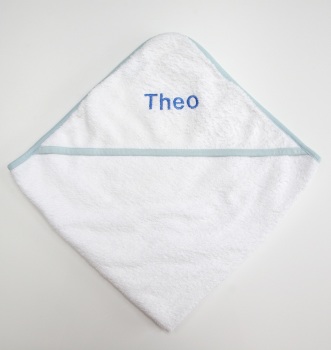 Personalised Hooded Towel - BLUE