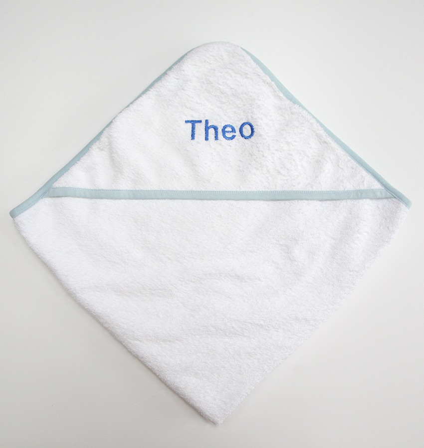 Personalised Hooded Towel - BLUE