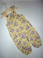 Lemon and lilac floral jumpsuit - made to order 