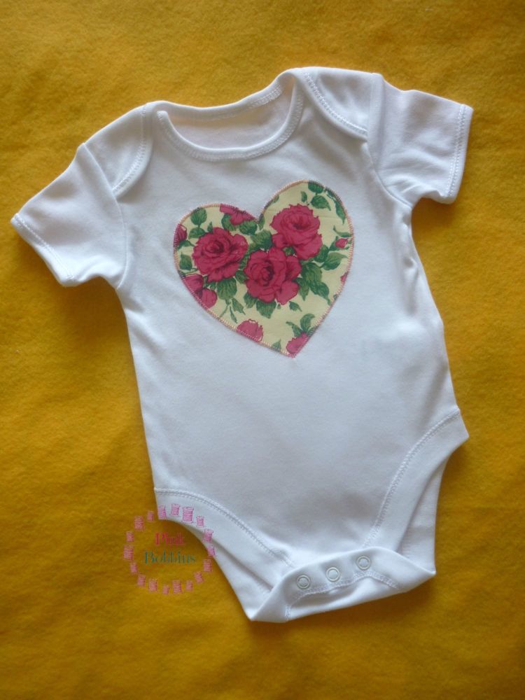 Heart vest - Liberty of London rose print