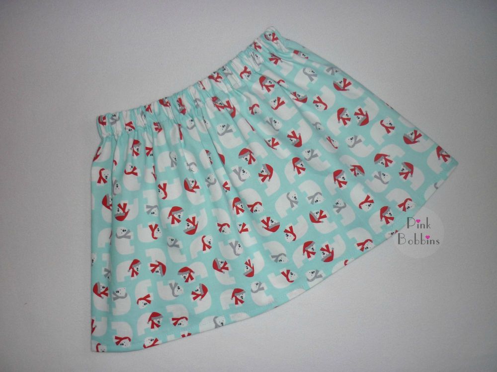 Polar bear skirt - made to order 