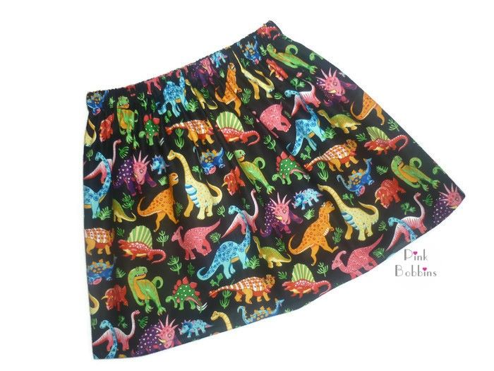 Dinosaur skirt - in stock