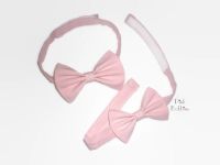 Plain bow tie - any colour - made to order 