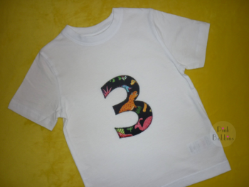 Boy's birthday t-shirt - dinosaurs - any number!